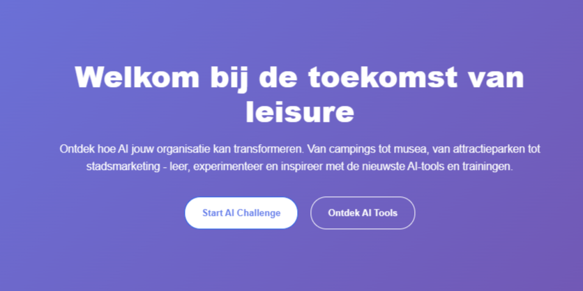 Persbericht: Destinatie.ai van start.